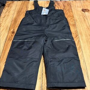Swiss Tech Kids Black Overalls NWT